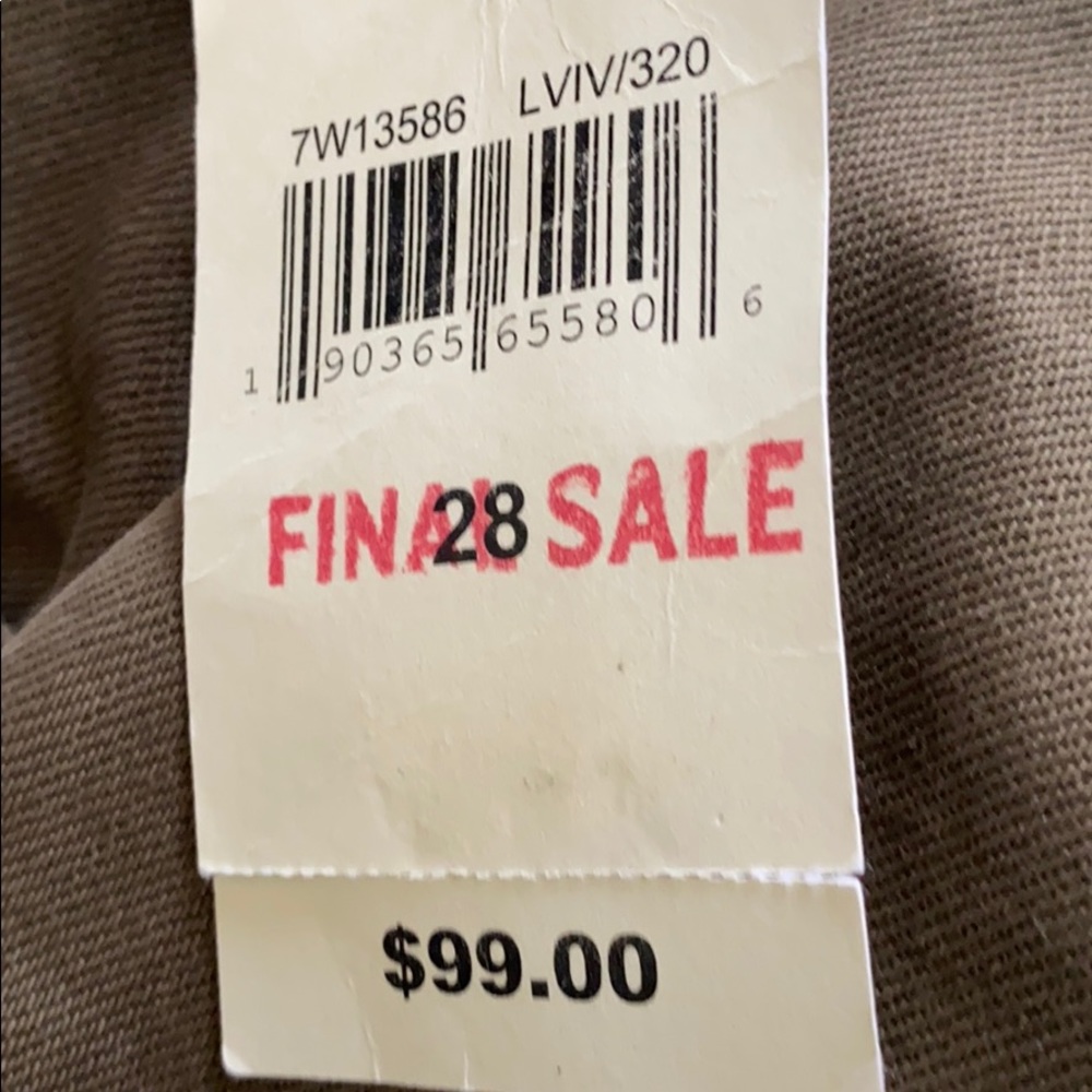 BNWT Lucky Brand distressed jeans green size 6(28) - Picture 8 of 8